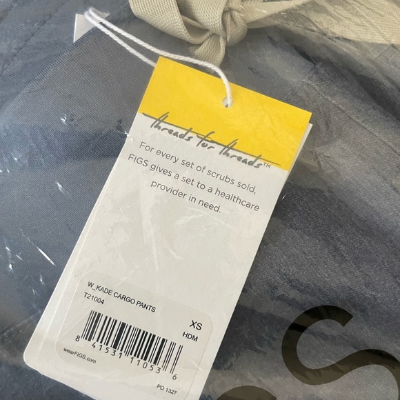 Figs Women's Straight Leg Pants - Blue - Picture 7 of 7